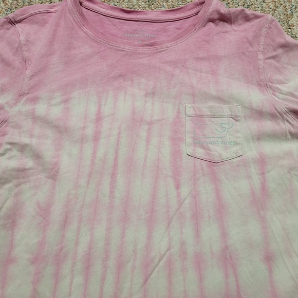 Vineyard Vines Shirt Men Medium Colorful Tie Dye Pullover Long Sleeve Whale Logo - Picture 3 of 16